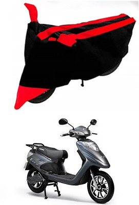 AutoGalaxy Waterproof Two Wheeler Cover for Ampere(V 48, Red, Black)