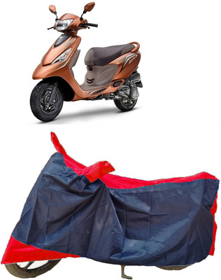 AutoFave Two Wheeler Cover for TVS(Zest, Red, Blue)