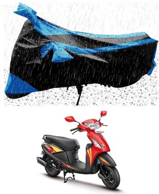 Ascension Two Wheeler Cover for Hero(Pleasure, Black, Blue)