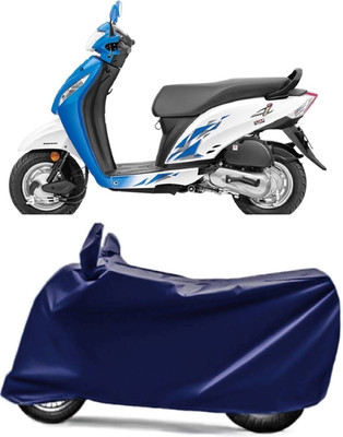 AUCTIMO Two Wheeler Cover for Honda(Activa i, Blue)