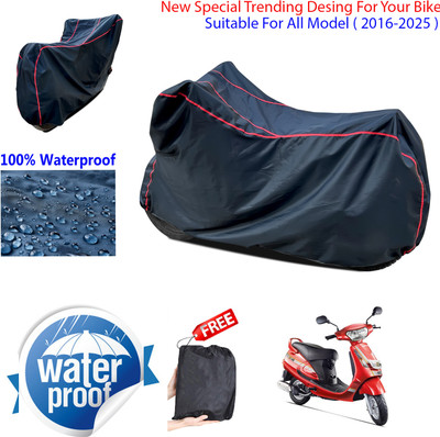 AUTOCAD Waterproof Two Wheeler Cover for Mahindra(Duro DZ, Black)