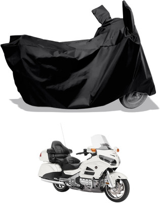 Amexride Two Wheeler Cover for Honda(Gold Wing GL1800, Black)