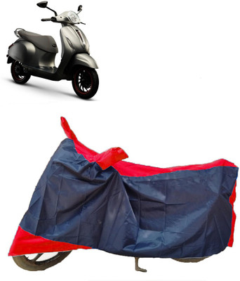 AutoKick Two Wheeler Cover for Bajaj(Urbanite Chetak, Multicolor)