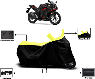 Amexride Two Wheeler Cover for Honda(CBR 150R, Yellow)