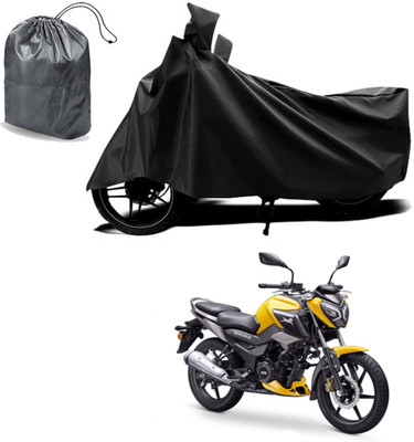 Autoinnovation Waterproof Two Wheeler Cover for TVS(Raider, Black)