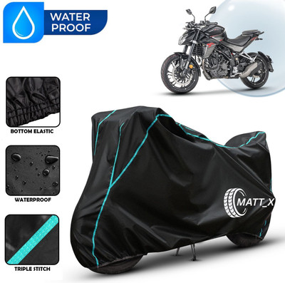 MATT_X Waterproof Two Wheeler Cover for Hero(Xtreme 200R, Black, Blue)