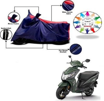 DeepShakshi AUTOMOTIVE Waterproof Two Wheeler Cover for Honda(Dio, Blue, Red)