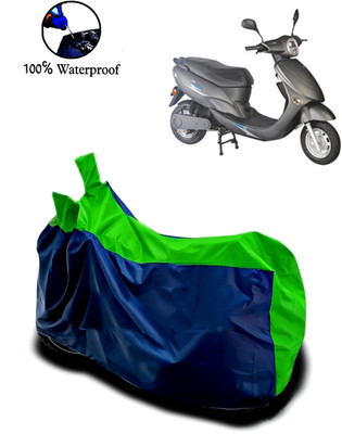 Autofly Waterproof Two Wheeler Cover for Avon(E Star, Blue, Green)