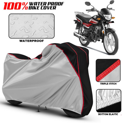 xodi Waterproof Two Wheeler Cover for Hero(CD 110 Dream, Silver, Black, Multicolor)