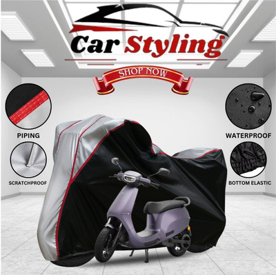 Car Styling Waterproof Two Wheeler Cover for Ola(Scooty, Multicolor)