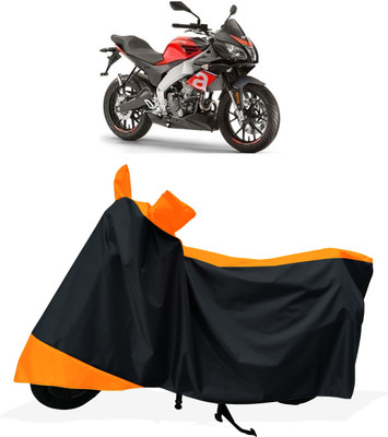 Tricway Two Wheeler Cover for Aprilia(Tuono 150 BS6, Orange)