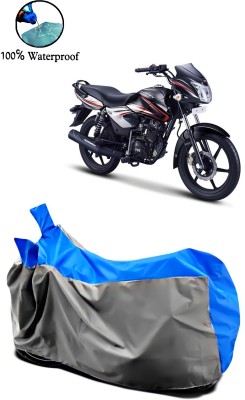 Autofly Waterproof Two Wheeler Cover for TVS(Phoenix 125, Grey, Blue)