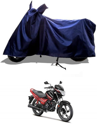 AASHTIK MART Two Wheeler Cover for Hero(Glamour, Blue)