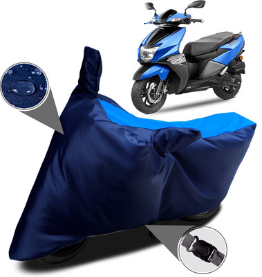 AutoGalaxy Waterproof Two Wheeler Cover for TVS(NTORQ, Blue)