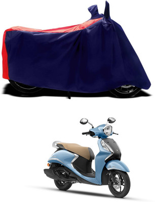 CODOKI Waterproof Two Wheeler Cover for Yamaha(Fascino 125 FI, Red)