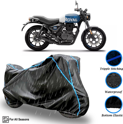 Y3H Waterproof Two Wheeler Cover for Royal Enfield(Hunter 350, Grey)