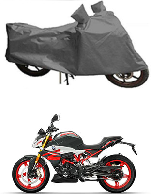 Mdstar Waterproof Two Wheeler Cover for BMW(G 310 R, Grey)