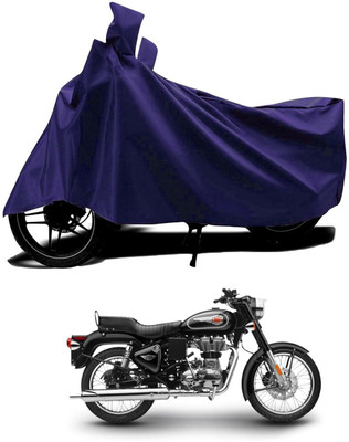 DeepShakshi AUTOMOTIVE Two Wheeler Cover for Royal Enfield(Classic 350, Blue)