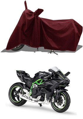 KANISHA ENTERPRISES Waterproof Two Wheeler Cover for Kawasaki(Ninja H2, Maroon)