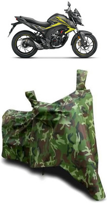 ATBROTHERS Waterproof Two Wheeler Cover for Honda(CB Hornet 160, Multicolor, Green)