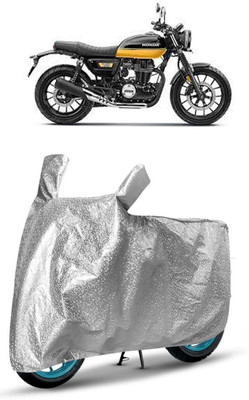 J S R Waterproof Two Wheeler Cover for Honda(CB350RS, Silver)