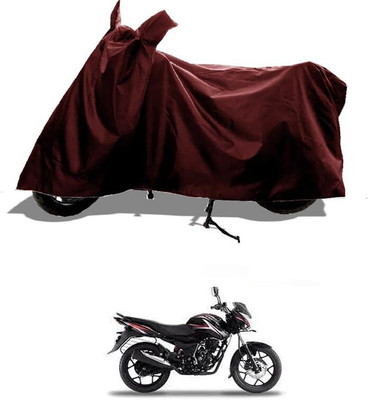 KEDIT Two Wheeler Cover for Bajaj(Discover 150 f, Maroon)