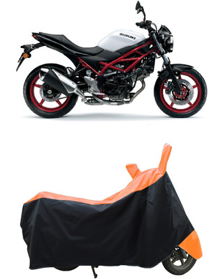 Coxtor Waterproof Two Wheeler Cover for Suzuki(SV650, Orange)