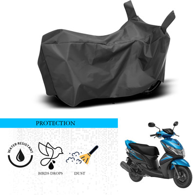 ANTHUB Waterproof Two Wheeler Cover for Yamaha(Ray Z, Black)