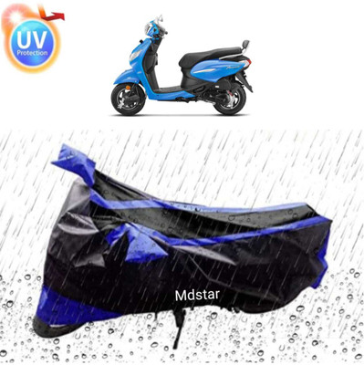MMSSTAR Waterproof Two Wheeler Cover for Bajaj(Pulsar 180F BS6, Blue, Black)