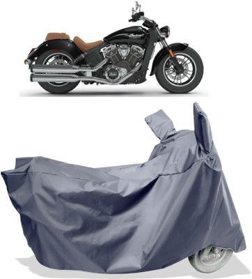 Amexride Two Wheeler Cover for Indian(Scout, Grey)
