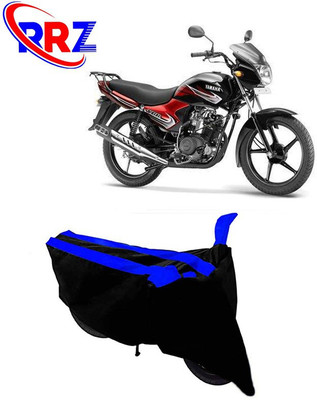 RRZ Waterproof Two Wheeler Cover for Yamaha(YBR 110, Black, Blue)
