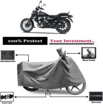 Amexride Two Wheeler Cover for Bajaj(Avenger 400 BS6, Grey)