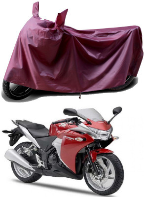 THE REAL ARV Waterproof Two Wheeler Cover for Honda(CBR 250R, Maroon)