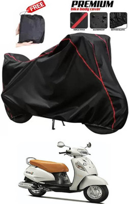 DeepShakshi AUTOMOTIVE Two Wheeler Cover for Suzuki(Access SE, Black)