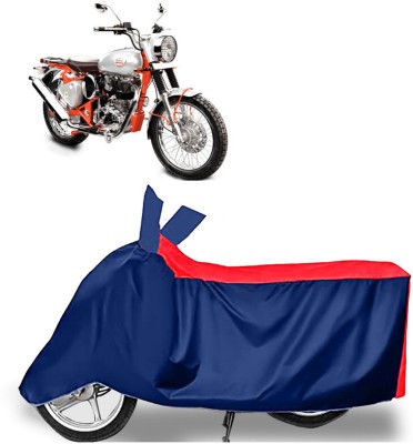 AUTO PEARL Two Wheeler Cover for Royal Enfield(Bullet Trials 350, Red, Blue)