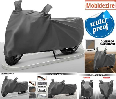 Mobidezire Waterproof Two Wheeler Cover for Bajaj(Pulsar 150, Grey)
