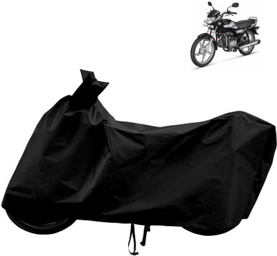 Horseyaart Waterproof Two Wheeler Cover for Hero(HF Deluxe BS6, Black)