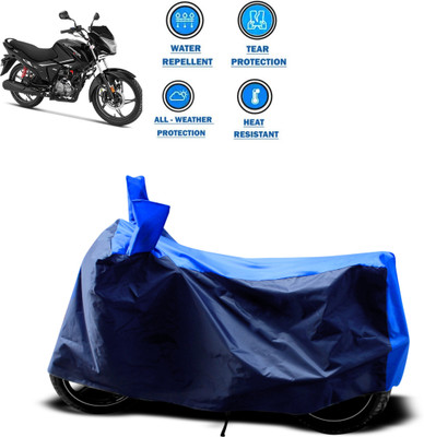 CODOKI Waterproof Two Wheeler Cover for Hero(Glamour BS6, Blue)