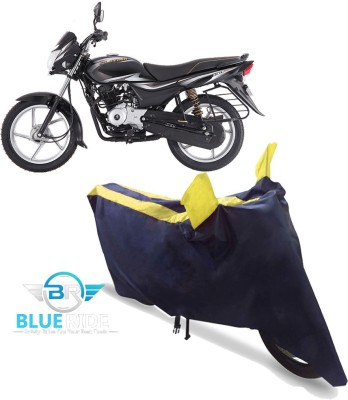 BLUERIDE Two Wheeler Cover for Bajaj(ComforTec, Yellow)