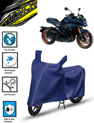 FRONCH Waterproof Two Wheeler Cover for Suzuki(Katana, Blue)