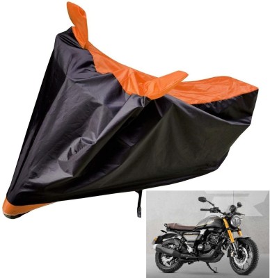 Auto Hub Two Wheeler Cover for TVS(Orange)