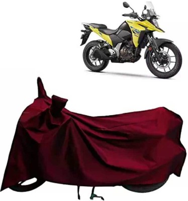 AutoGalaxy Waterproof Two Wheeler Cover for Bajaj(Platina 100, Maroon)