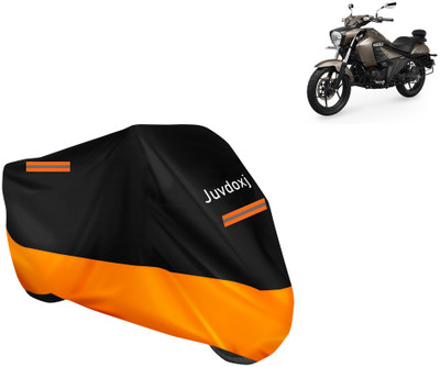 Juvdoxj Waterproof Two Wheeler Cover for Suzuki(Intruder BS6, Orange)