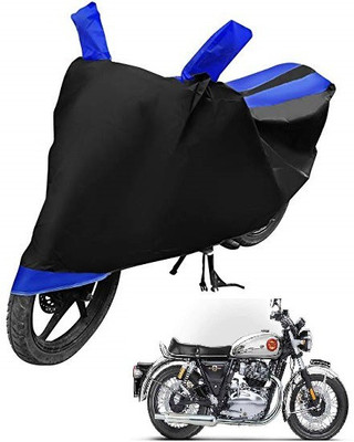 MOCKHE Two Wheeler Cover for Royal Enfield(Interceptor 650, Blue)