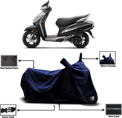 Amexride Two Wheeler Cover for Honda(Activa 125, Blue)