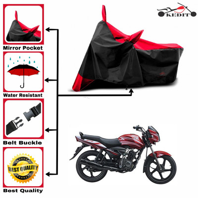 AASHTIK MART Two Wheeler Cover for TVS(Jive, Red, Black)