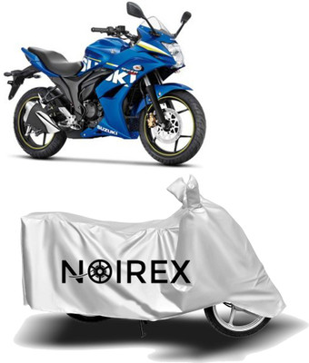 NOIREX Two Wheeler Cover for Suzuki(Gixxer SF, Silver)