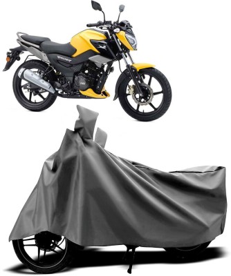 AUTO PEARL Two Wheeler Cover for TVS(GF 125, Silver)