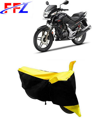 FFZ Waterproof Two Wheeler Cover for Hero(CBZ Extreme, Black, Yellow)