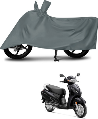 DeepShakshi AUTOMOTIVE Waterproof Two Wheeler Cover for Honda(Activa 6G, Grey)